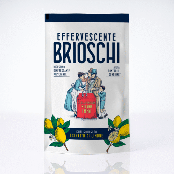 Brioschi Effervescente – Digestif rafraîchissant au citron – 100 g