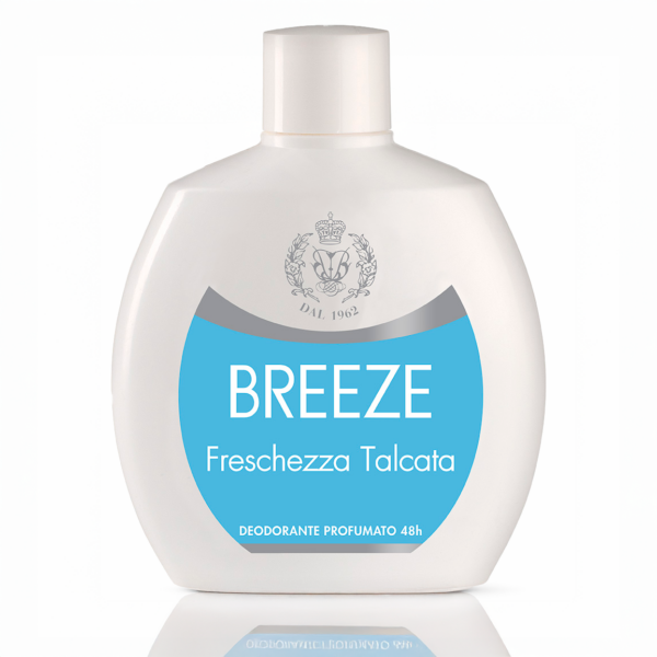 BREEZE – Déodorant Squeeze Freschezza Talcata, 100 ml