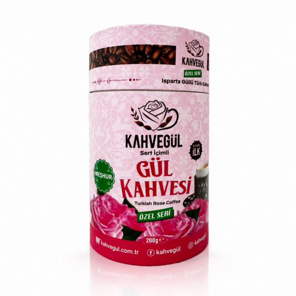 Café Turc à la Rose d'Isparta Kahvegül 200 g – Café traditionnel turc à la rose naturelle