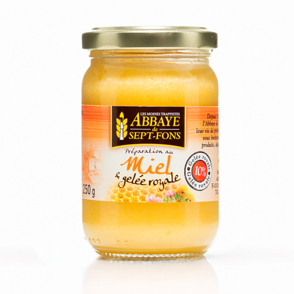 Préparation au Miel & Gelée Royale 10% (Abbaye de Sept-Fons), 250 g